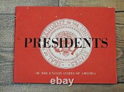ENTIRE SET + ORIGINAL DISPLAY, 36 Marx Presidents, America 1960's + BOOK ADDED