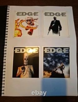 Edge Magazine 200 Issue Subscriber Postcard Collection Full Set Mounted In Book