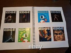 Edge Magazine 200 Issue Subscriber Postcard Collection Full Set Mounted In Book