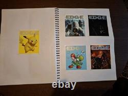 Edge Magazine 200 Issue Subscriber Postcard Collection Full Set Mounted In Book
