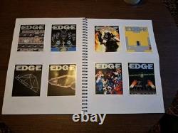 Edge Magazine 200 Issue Subscriber Postcard Collection Full Set Mounted In Book