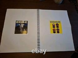 Edge Magazine 200 Issue Subscriber Postcard Collection Full Set Mounted In Book