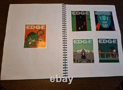 Edge Magazine 200 Issue Subscriber Postcard Collection Full Set Mounted In Book