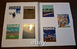 Edge Magazine 200 Issue Subscriber Postcard Collection Full Set Mounted In Book