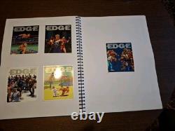 Edge Magazine 200 Issue Subscriber Postcard Collection Full Set Mounted In Book