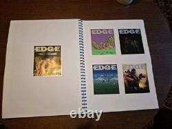 Edge Magazine 200 Issue Subscriber Postcard Collection Full Set Mounted In Book