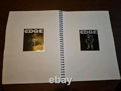 Edge Magazine 200 Issue Subscriber Postcard Collection Full Set Mounted In Book