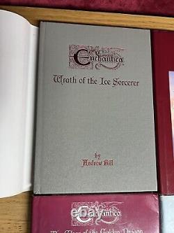 Enchantica 4 Book Set Whole Set Andrew Bill Some Signed Early Editions Hardbacks