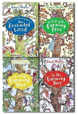 Enid Blyton's The Magic Faraway Tree Collection 4 Books Set Pack Enchanted Wood