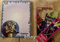 Entire Goosebumps Memorabilia Collection With Books Vintage MASSIVE Lot