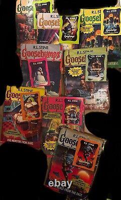 Entire Goosebumps Memorabilia Collection With Books Vintage MASSIVE Lot