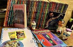 Entire Goosebumps Memorabilia Collection With Books Vintage MASSIVE Lot