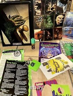 Entire Goosebumps Memorabilia Collection With Books Vintage MASSIVE Lot