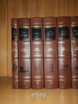 Ernest Hemingway 20 Volume Collector's Edition Book Set Easton Press Leather Set