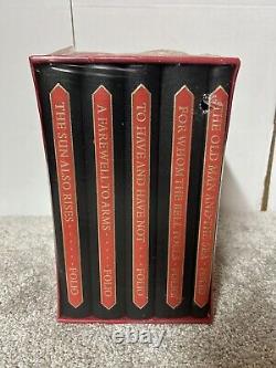 Ernest Hemingway 5 Book Collection Folio Society SEALED