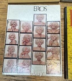 Eros Complete 4 Vol Set Ralph Ginzburg Marilyn Monroe Vintage Hardcover Book