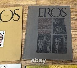 Eros Complete 4 Vol Set Ralph Ginzburg Marilyn Monroe Vintage Hardcover Book