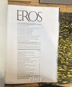 Eros Complete 4 Vol Set Ralph Ginzburg Marilyn Monroe Vintage Hardcover Book