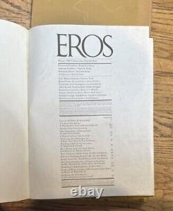 Eros Complete 4 Vol Set Ralph Ginzburg Marilyn Monroe Vintage Hardcover Book