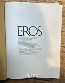 Eros Complete 4 Vol Set Ralph Ginzburg Marilyn Monroe Vintage Hardcover Book