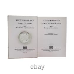 Erwin Schrödinger Collected Papers, 4 Volume Set Schrödinger, Erwin