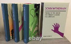 FOLIO SOCIETY-The John Wyndham 3 Book Set Including The Day Of The Triffids