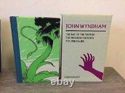 FOLIO SOCIETY-The John Wyndham 3 Book Set Including The Day Of The Triffids