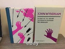 FOLIO SOCIETY-The John Wyndham 3 Book Set Including The Day Of The Triffids