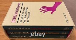 FOLIO SOCIETY-The John Wyndham 3 Book Set Including The Day Of The Triffids. New