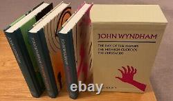 FOLIO SOCIETY-The John Wyndham 3 Book Set Including The Day Of The Triffids. New