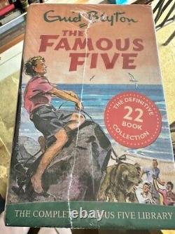Famous Five Collection 22 Books Box Set by Enid Blyton Brand New & Sealed