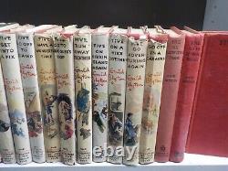Famous Five Enid Blyton Vintage 1950s 21 Books Full Set ID5076