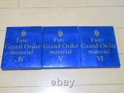 Fate/Grand Order material 9 book set Setting material collection light blue