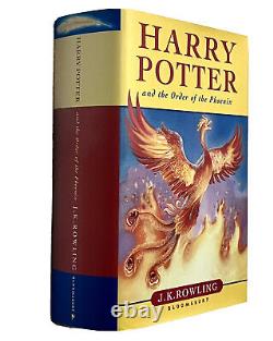 First Edition Harry Potter and the Order of the Phoenix JK Rowling Hardcover