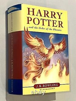 First Edition Harry Potter and the Order of the Phoenix JK Rowling Hardcover