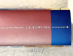 First Edition Harry Potter and the Order of the Phoenix JK Rowling Hardcover 1st