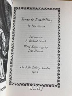 Folio collected works of Jane Austen seven volume set as new condition