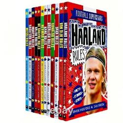 Football Superstars 12 Books Collection Rules Mega Pack Set By Simon Mugford
