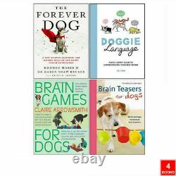 Forever Dog, Doggie Language, Interpet Brain Games, Teasers 4 Books Set NEW