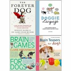 Forever Dog, Doggie Language, Interpet Brain Games, Teasers 4 Books Set NEW