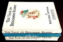 Four Collectible Vintage Beatrix Potter Books (1 Rare Scottish Language Edition)