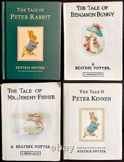 Four Collectible Vintage Beatrix Potter Books (1 Rare Scottish Language Edition)