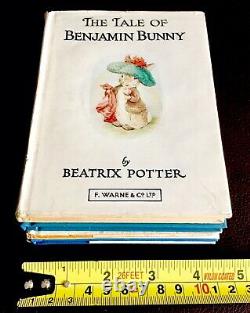 Four Collectible Vintage Beatrix Potter Books (1 Rare Scottish Language Edition)