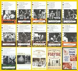Foxfire Series Set 1-15 incl. 40 & 45 Anniversary Books & Simple Living NEW