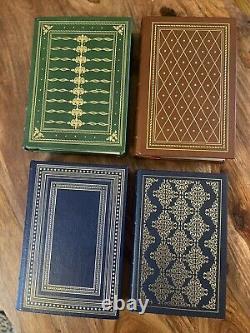 Franklin Library Leather Mixed Lot/4 Books Civil War. 2 Signed, Vidal & Cantton