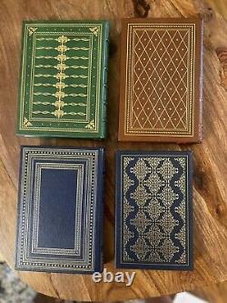 Franklin Library Leather Mixed Lot/4 Books Civil War. 2 Signed, Vidal & Cantton