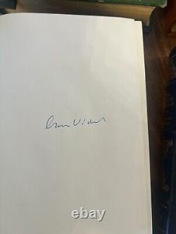Franklin Library Leather Mixed Lot/4 Books Civil War. 2 Signed, Vidal & Cantton