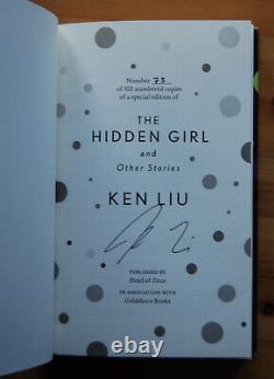 GOLDSBORO Two Short Story Collections by Ken Liu SIGNED MATCHED NUMBER LTD Set