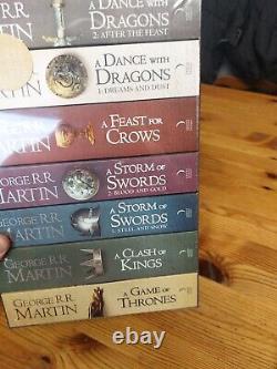 Game Of Thrones 7 Books Collection Set By George R. R. Martin NEW
