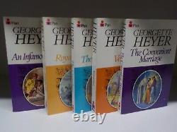 Georgette Heyer Matching PAN Set 38 Books ID4682E